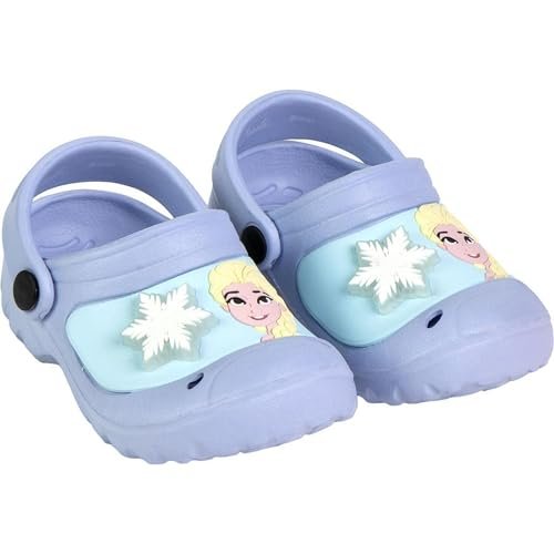 CERDÁ LIFE'S LITTLE MOMENTS Disney chodaki ze światłami dla dzieci Oficjalnie licencjonowane buty Wygodne ergonomiczne antypoślizgowe podeszwy i ekskluzywny design, Kraina Lodu, 28/29 EU