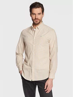 Pepe Jeans Koszula Lincoln PM307740 Beżowy Slim Fit - Koszule męskie - miniaturka - grafika 1