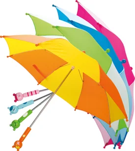 BINO Parasol pomarańcz/zółty - Parasolki dla dzieci - miniaturka - grafika 1