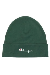 Czapka unisex Champion Beanie zielona - Czapki damskie - miniaturka - grafika 1