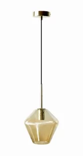 Auhilon Bohemia lampa wisząca 1-punktowa złota P1023-1L P1023-1L - Lampy sufitowe - miniaturka - grafika 1