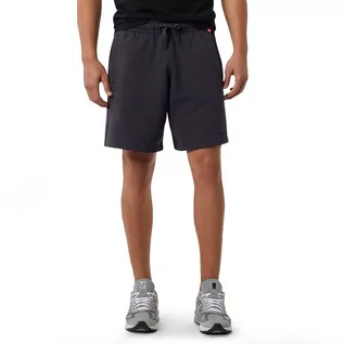 Spodnie sportowe męskie - Spodenki New Balance MS23550PHM - czarne - grafika 1