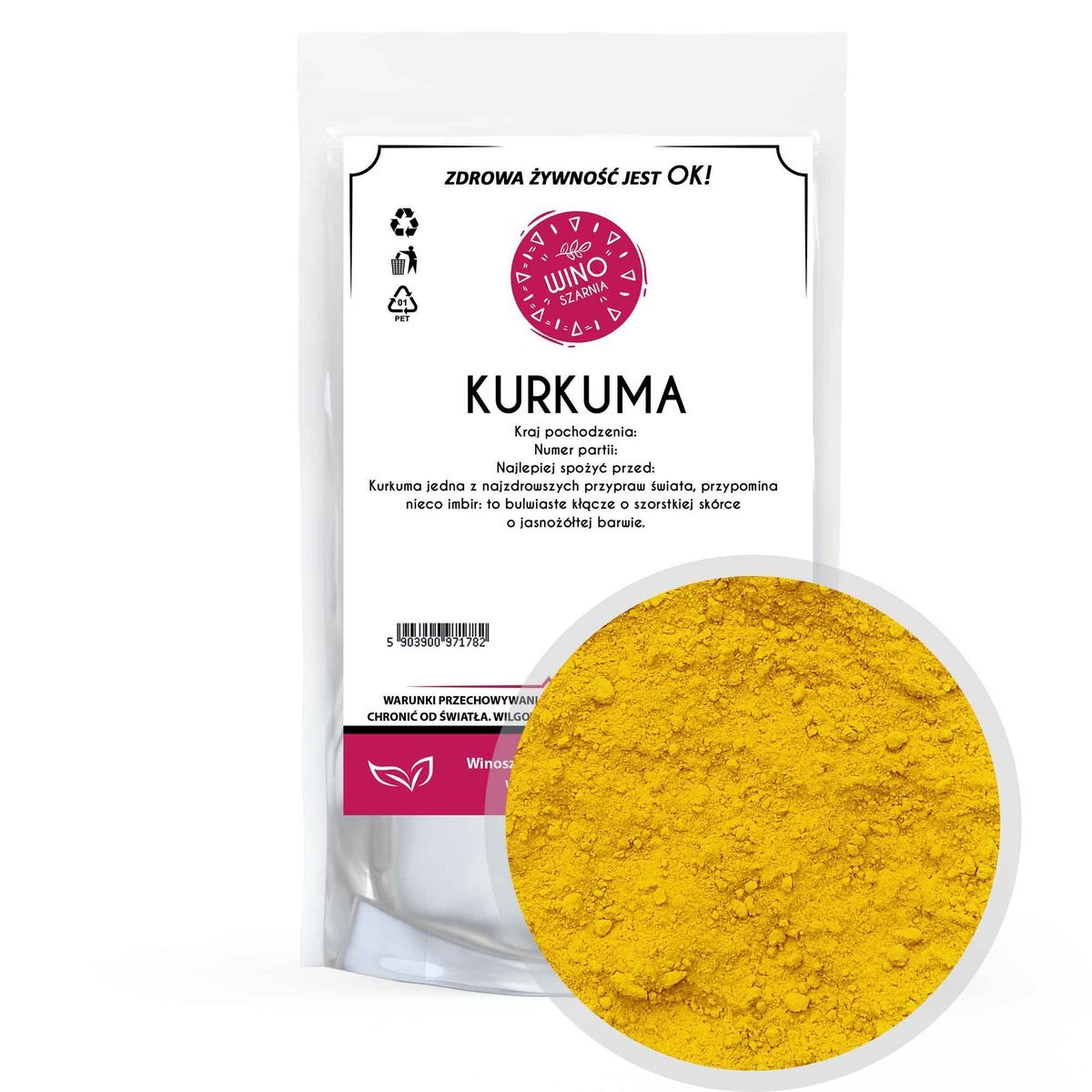 Kurkuma Mielona - 200g Przyprawy