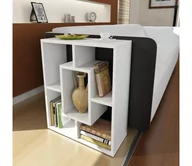 Ławy i stoliki kawowe - Stolik OVIS 64x51 cm biały - miniaturka - grafika 1