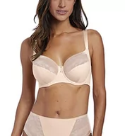Biustonosze - Fantasie Damski biustonosz Illusion Underwire Side Support Full Coverage Bra pełny biustonosz, naturalny/beżowy, 85F - miniaturka - grafika 1