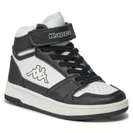Sneakersy damskie - Sneakersy Kappa Logo Basil Md Ev Kid 321F4UW White/Black A02 - miniaturka - grafika 1