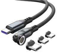 Kable komputerowe i do monitorów - 4smarts 541237 kabel USB 1,8 m USB C Czarny, Szary - miniaturka - grafika 1