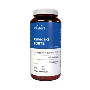 Vitaler's, Omega-3 FORTE 1000 mg, 120 kaps. - Witaminy i minerały - miniaturka - grafika 1