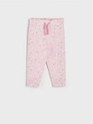 Spodnie i spodenki dla dziewczynek - Sinsay - Spodnie dresowe jogger - różowy - miniaturka - grafika 1