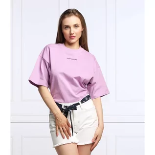 Koszulki i topy damskie - Superdry T-shirt CODE TECH | Cropped Fit - grafika 1