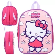 Plecaki szkolne i tornistry - Vadobag Mały Plecak Przedszkolny Dziecięcy Hello Kitty - miniaturka - grafika 1