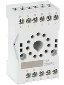 Sterowniki i przekaźniki - Lovato Gniazdo 11 pinowe do przekaźników przemysłowych 3 C/O, bez obejmy sprężynowej, zaciski śrubowe HR7XS2 - miniaturka - grafika 1