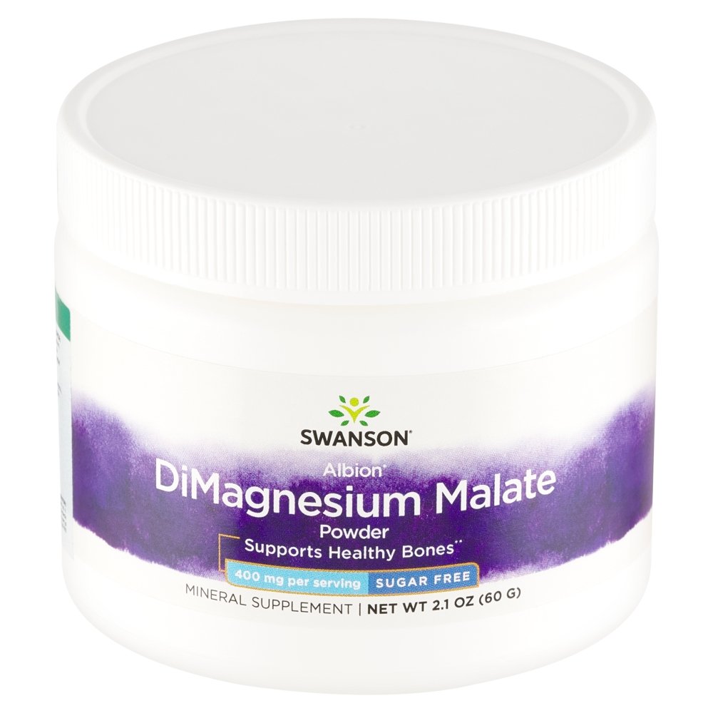 Swanson Albion Dimagnesium Malate Proszek, 60 g