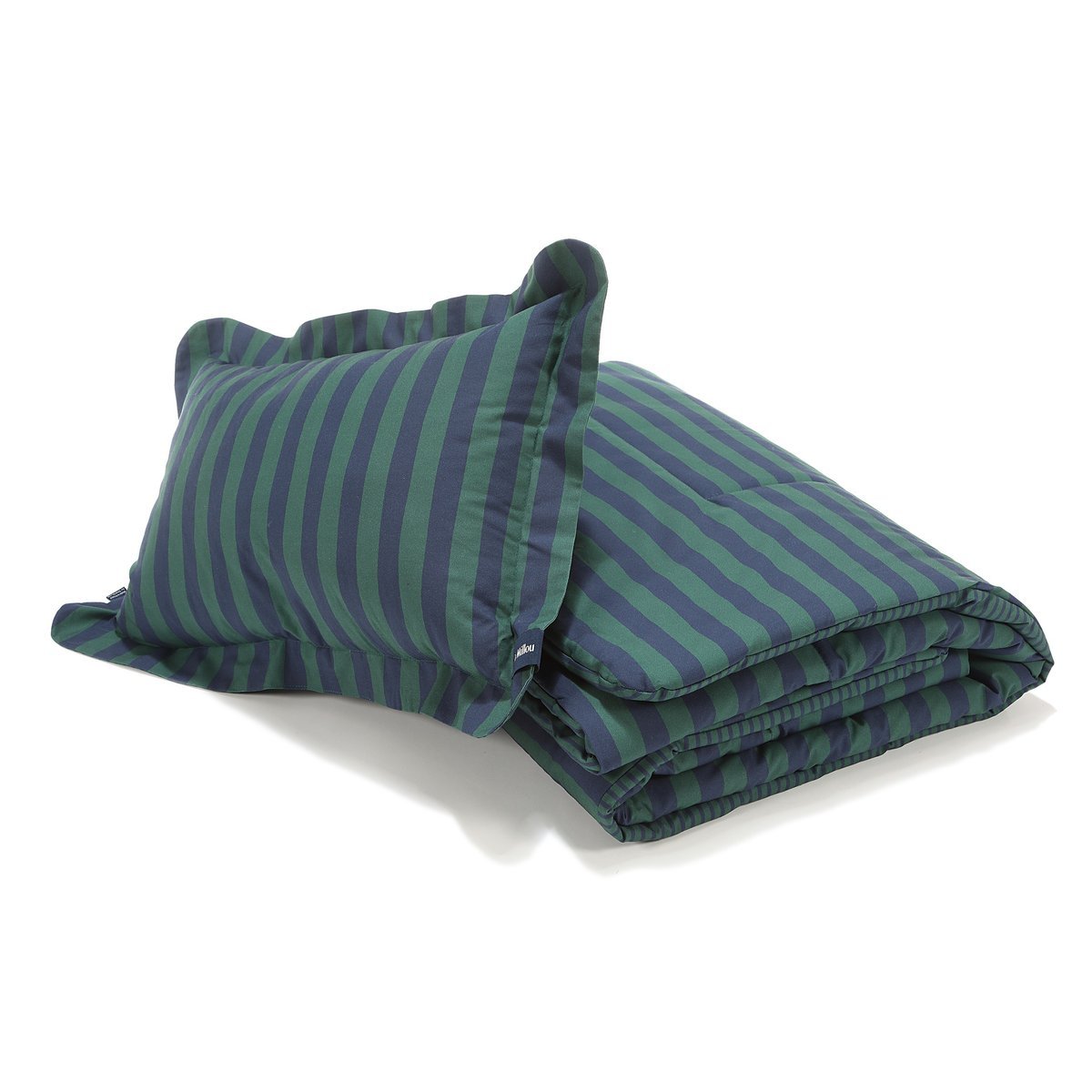 La Millou - Komplet Pościeli Bawełnianej STRIPES GREEN