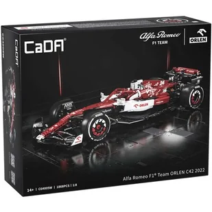 Klocki Konstrukcyjne Cada Alfa Romeo Formuła 1 Team Orlen Samochód Wyścigowy Czerwony 1868 Elementów - Klocki - miniaturka - grafika 1