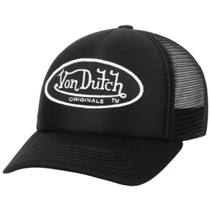 Czapka Trucker Tampa Oval Patch Foam by Von Dutch, czarno-czarny, One Size - Czapki i chusty sportowe męskie - miniaturka - grafika 1