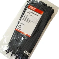 Inne mocowania - Organizer Erko Opaska zaciskowa czarna OPK 300/7,6 op.100szt ERKO - miniaturka - grafika 1