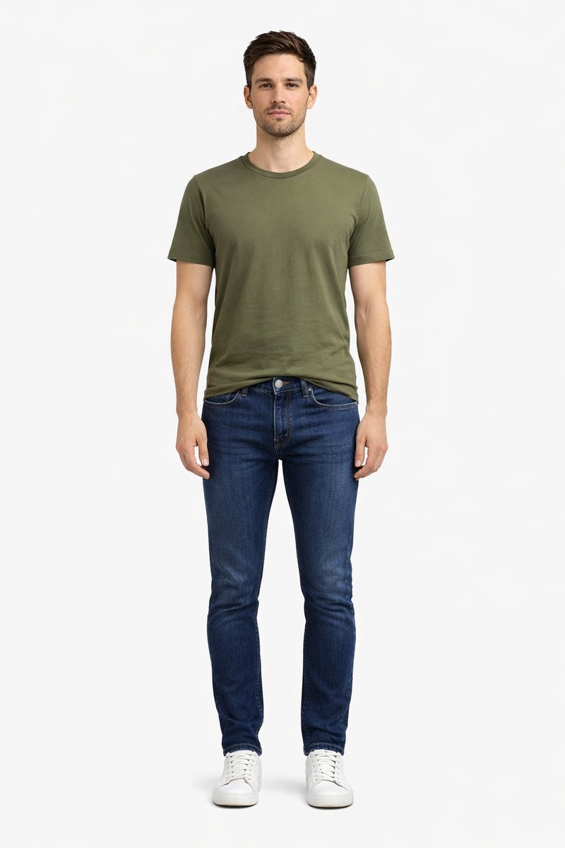 GUESS JEANSY MĘSKIE PROSTE NIEBIESKIE Z PRZETARCIAMI 466 1I3A