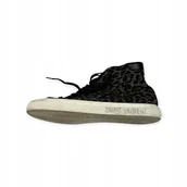 Trampki damskie - Wiązane trampki damskie za kostkę SAINT LAURENT 44 - miniaturka - grafika 1