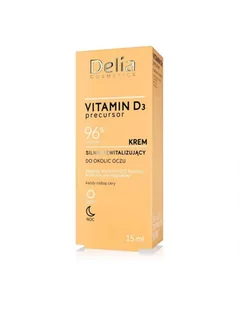 DELIA VITAMIN D3 PRECURSOR SILNIE REWITALIZUJĄCY KREM POD OCZY 15ML - Kosmetyki pod oczy - miniaturka - grafika 1