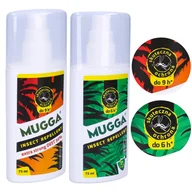 Problemy skórne - Zestaw 1X Mugga 9,4% Deet Spray 75Ml + 1X Mugga 50 Spray 75Ml Na Kleszcze, Komary Tropikalne I Europejskie - miniaturka - grafika 1