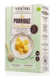 Verival Owsianka z Mango i Miechunką 450g - Verival - EKO VER40046 - Płatki śniadaniowe i musli - miniaturka - grafika 1