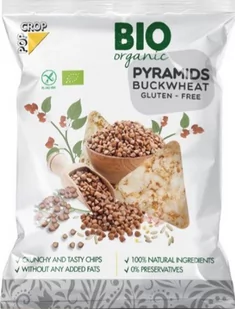 BLUECORN PIRAMIDKI GRYCZANE BEZGLUTENOWE BIO 25 g - POPCROP - Przekąski dla dzieci - miniaturka - grafika 2