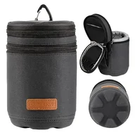 Torebki damskie - TARION Torba na obiektyw z twardym dnem, odporna na uderzenia, odporna na działanie wody, pokrowiec ochronny na obiektyw aparatu Canon, Nikon, Pentax, Sony, Olympus, granatowy, m, plecak - miniaturka - grafika 1