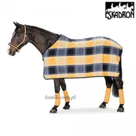 Derki dla konia - Eskadron Derka CLASSIC SPORTS wiosna-lato 2016 mango/white/navy Dralon Check - miniaturka - grafika 1