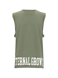LTB Jeans Męski tank top Saceye, Deep Lichen Green Melanj 13577, XXL, Deep Lichen Green Melanj 13577, XXL - Koszulki męskie - miniaturka - grafika 1