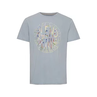 Blend Męski T-shirt T-shirt, 164010/Dusty Blue, XXL, 164010/Dusty Blue, XXL - Koszulki męskie - miniaturka - grafika 1