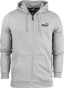 Puma Bluza męska Puma ESS Small Logo FZ Hoodie FL szary 586702 03 M - Bluzy męskie - miniaturka - grafika 1
