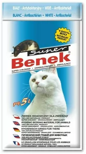 Certech Benek Żwirek biały antybakteryjny 5 l 9737 - Żwirek dla kotów - miniaturka - grafika 1