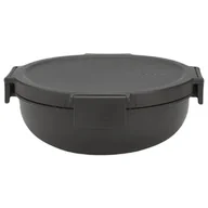 Miski i półmiski - Brabantia 206344 - miska na sałatkę make   take - 1,3l - dark grey kod: 20 63 44 - miniaturka - grafika 1