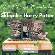 Puzzle - Domek Miniaturka DIY-Harry Potter Book Nook DIY Puzzle 3D - miniaturka - grafika 1