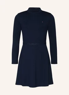 Tommy Hilfiger Sukienka Z Dżerseju Z Błyszczącą Przędzą blau - Sukienki - miniaturka - grafika 1