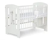 Łóżeczka i kojce - Klupś  SAFARI ŻYRAFA białe 120x60 24173 - miniaturka - grafika 1