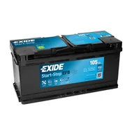 Akumulatory samochodowe - Akumulator EXIDE 12V 105Ah 950A EL1050  w 24 h. Do 100 dni na zwrot. 100 tys. Klientów. - miniaturka - grafika 1