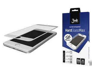 3MK Apple iPhone 7 White 3MK HG Max Privacy - Szkła hartowane na telefon - miniaturka - grafika 2