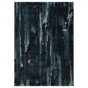 Dekoria Dywan Softness near black/peacock blue 120x160cm 120x160cm 802-230 - Dywany - miniaturka - grafika 1