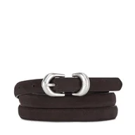 Paski - Pasek Damski Gino Rossi BLYL24005-1 Brązowy - GINO ROSSI - miniaturka - grafika 1