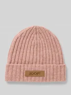 Czapki damskie - Czapka beanie z detalem z logo model ‘Aiana’ - miniaturka - grafika 1