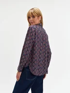 Koszule damskie - Koszula z printem etno - miniaturka - grafika 1