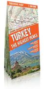 Atlasy i mapy - ExpressMap praca zbiorowa trekking map Turcja. Najwyższe szczyty (Turkey. The Highest Peaks). Laminowana mapa trekkingowa 1:100 000 - miniaturka - grafika 1