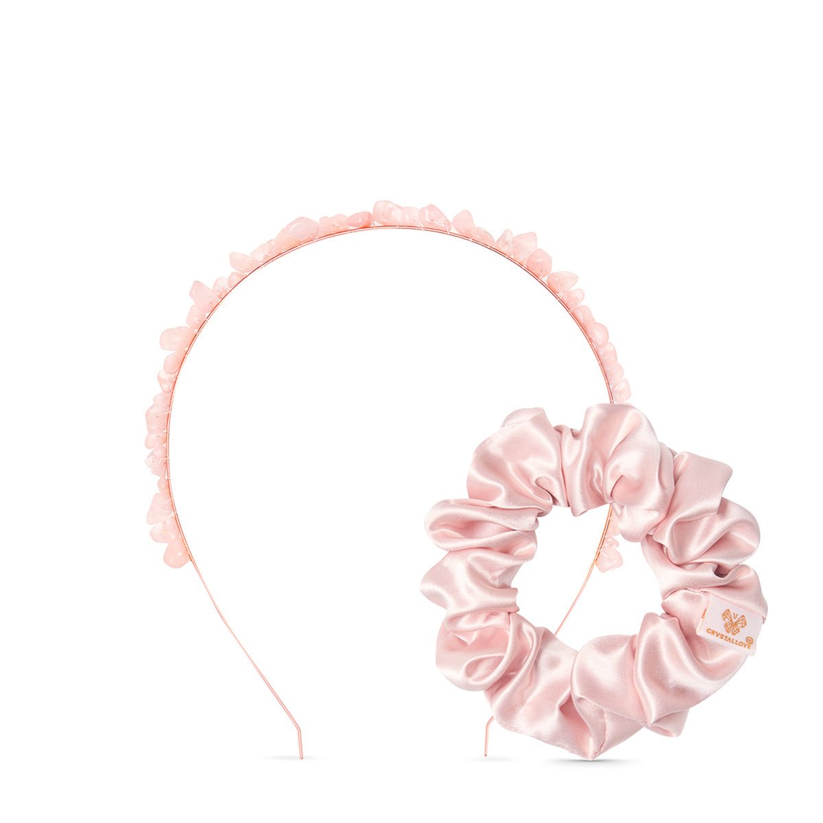 CRYSTALLOVE Rose harmony hair set