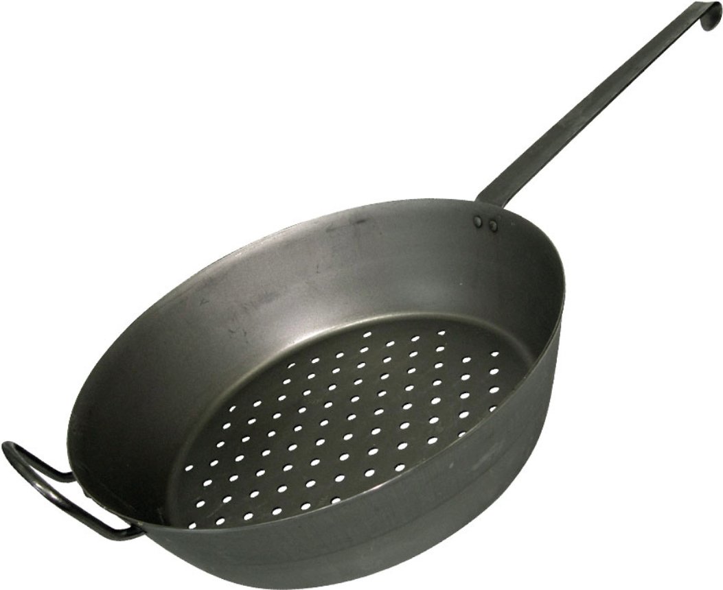 Riess żeliwna patelnia kasztanowa 32cm czarna