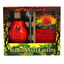 Yerba Market Zestaw Yerba Mate Green Mate Mas energia guarana 400g + bombilla + matero - Suplementy naturalne - miniaturka - grafika 1