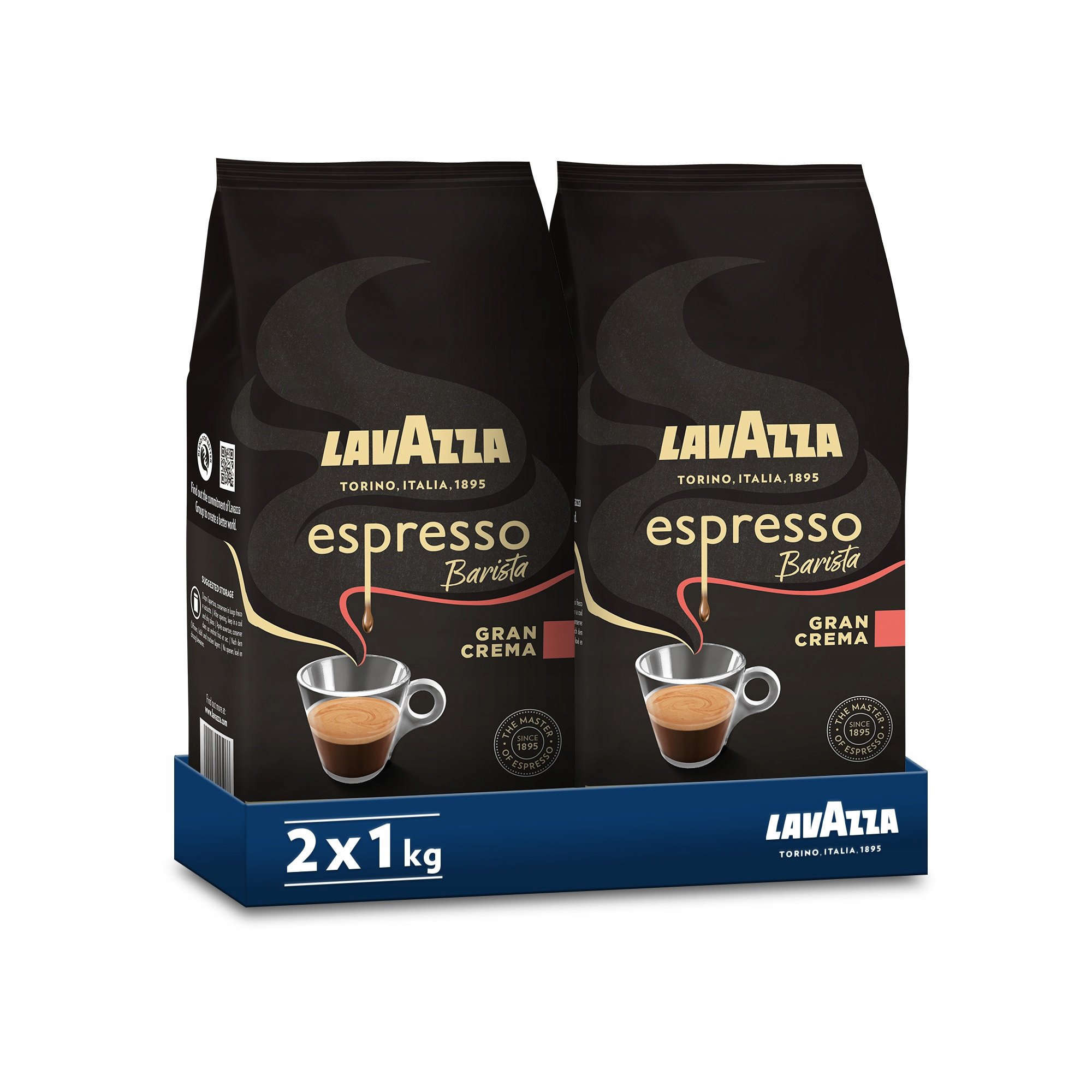 Kawa ziarnista Lavazza Espresso Gran Crema 2x1kg Arabika i Robusta