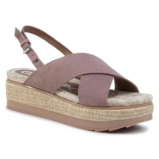 Espadryle damskie - Gioseppo Espadryle Russi 58517 Pink - grafika 1