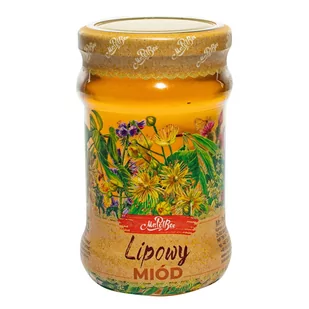 Miód lipowy 400g Mr. PolBee NATURALNY I AROMATYCZY - Miód - miniaturka - grafika 1